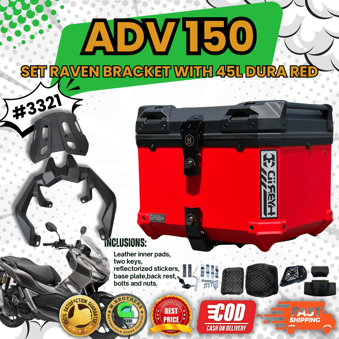 RAVEN BRACKET SET for ADV 150 with Topbox 30/32/36/45 Liters ...