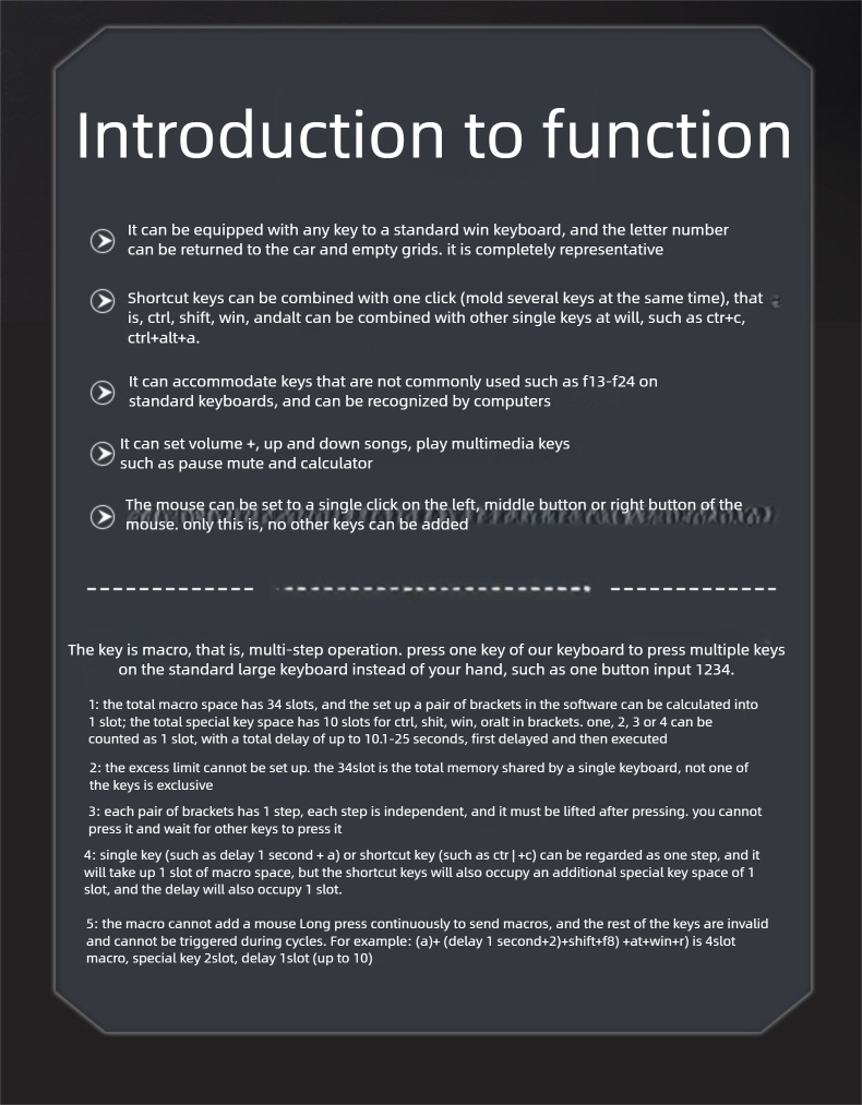 3-key 2-key Keypad Copy Paste Keyboard Black Mini Copy and Paste ...
