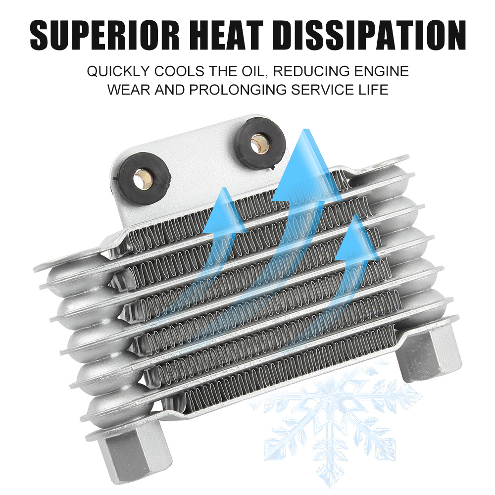 Original Oil Cooler With Free Hose Accessories 6 Row 8 Row RAIDER 150 ...