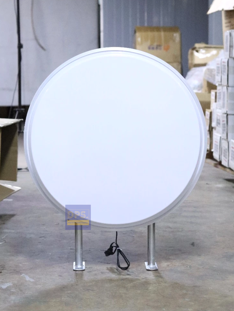 DPS Advertising Outdoor Sign LED Light Rectangular/Round Double Sided ...