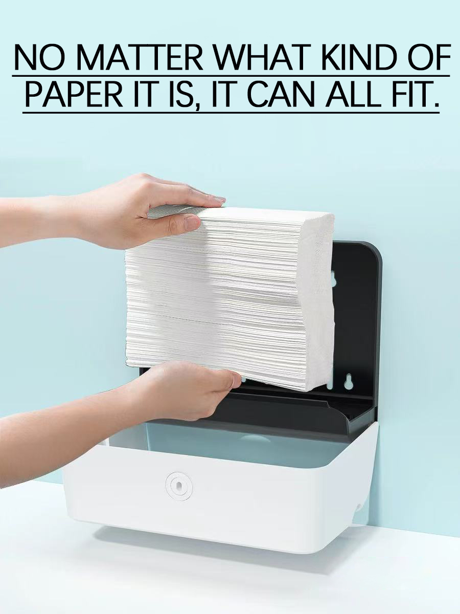 Portable tissue box for bathrooms and toilets - paper tissue box ...