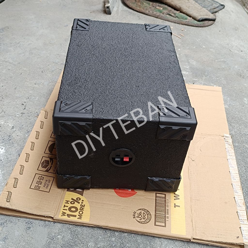 Single 6.5 Subwoofer Box 30hz Tuning Wide Side Ported Vented Speaker ...