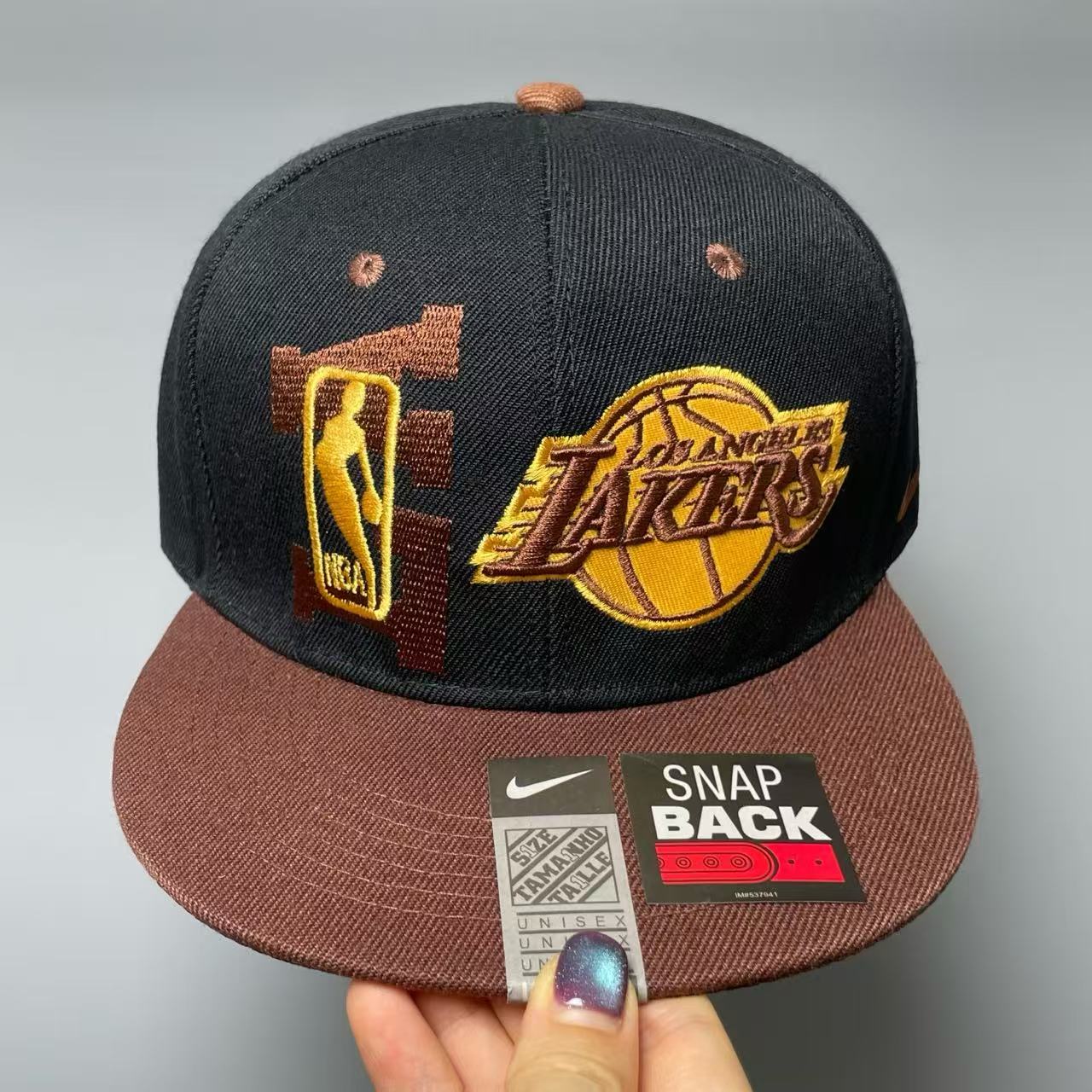 REALFIRE NBA Lakers Not Adjustable 56cm Size 7 Baseball Close Cap ...
