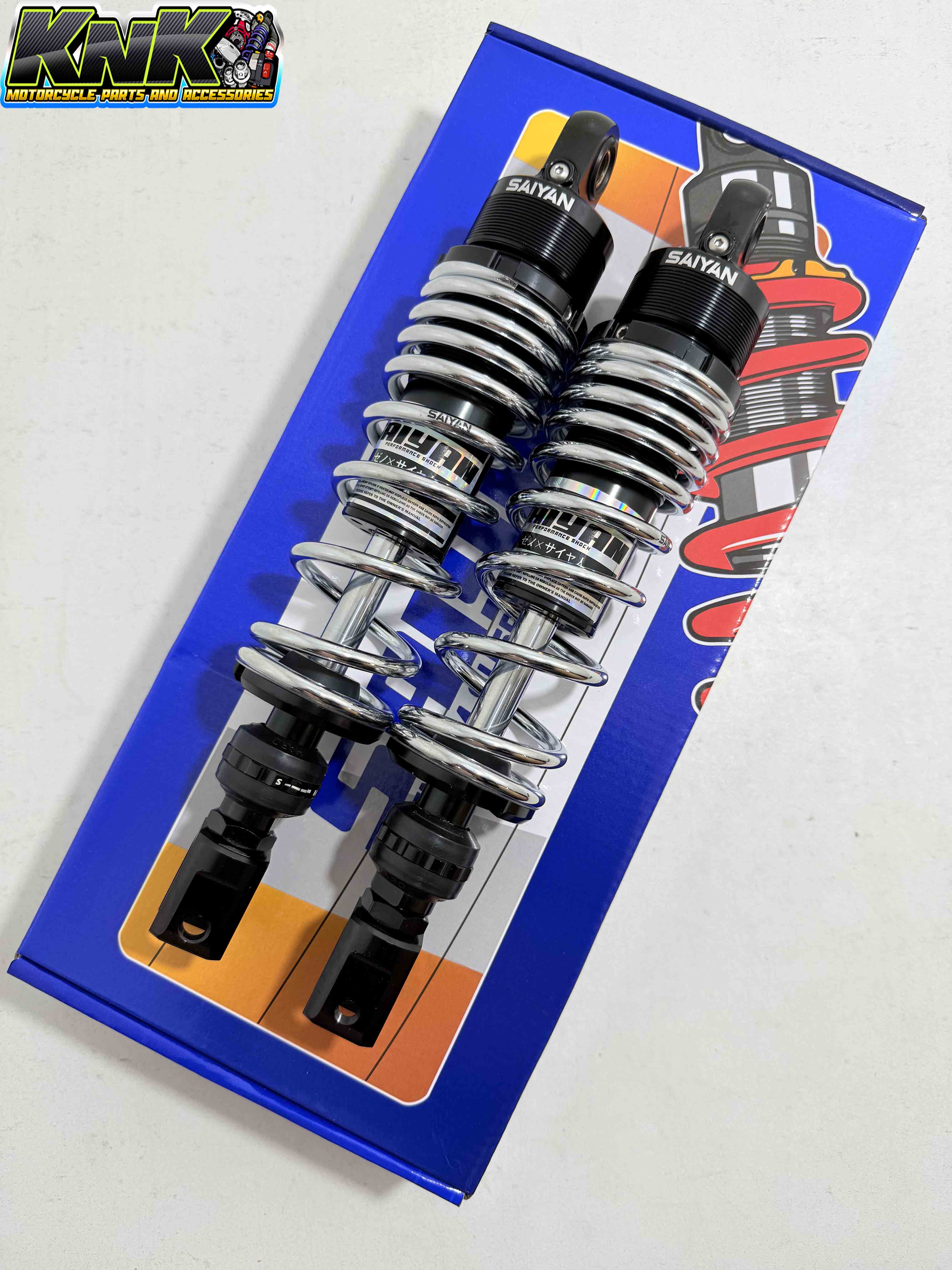 SAIYAN SUSPENSION FULLY REBOUND 305MM-335MM FOR AEROX NMAX V2 NMAX V1 ...