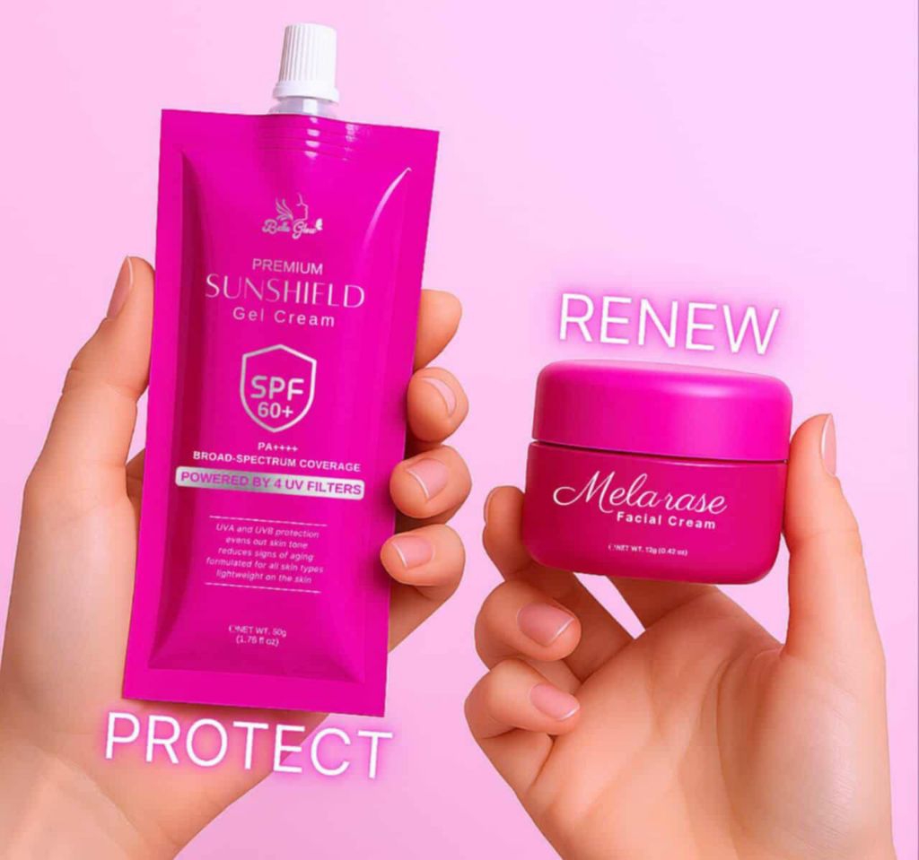 Belle Glow Melasma Duo new packaging - Mela-rase facial cream & Premium ...
