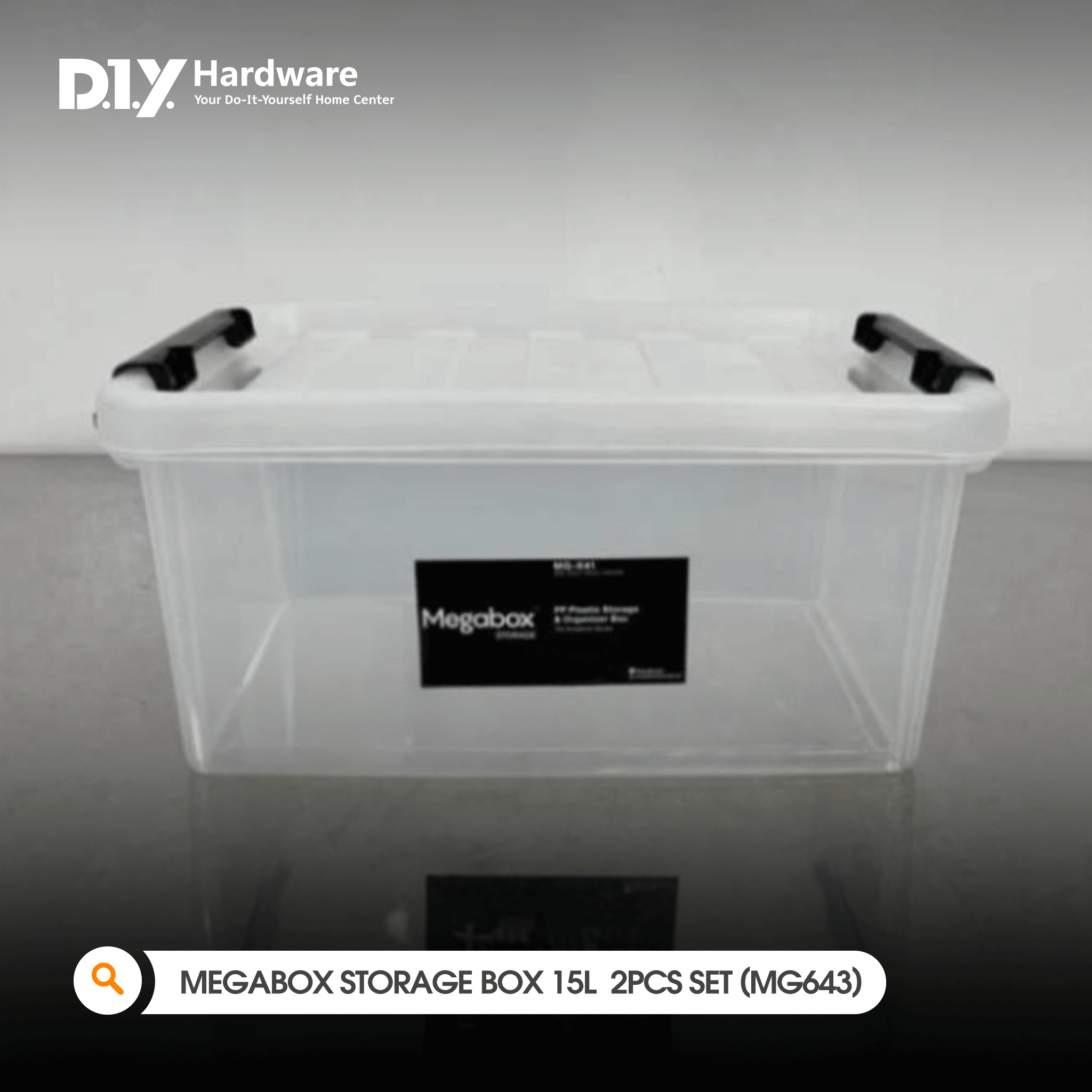 MEGABOX Storage Box 15L (2pcs Set) – MG643 | Shopee Philippines