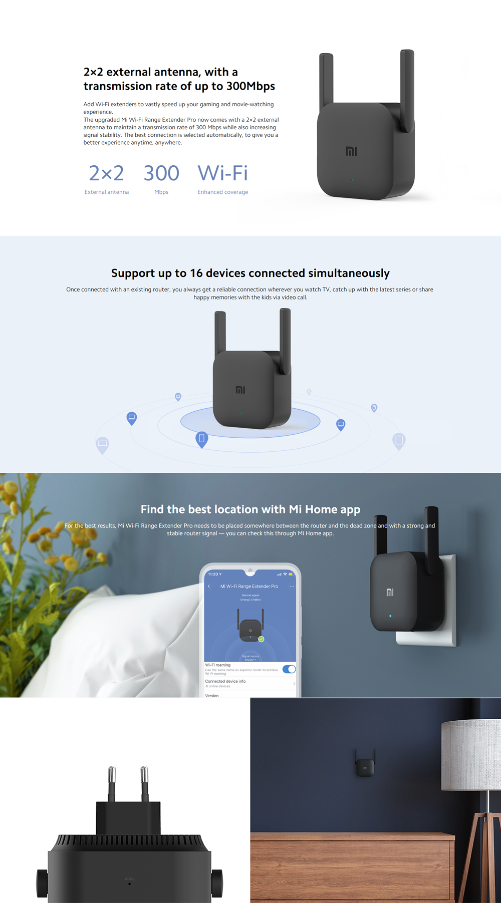 Xiaomi Mi WiFi Range Extender Pro Extender R03 | Shopee Philippines