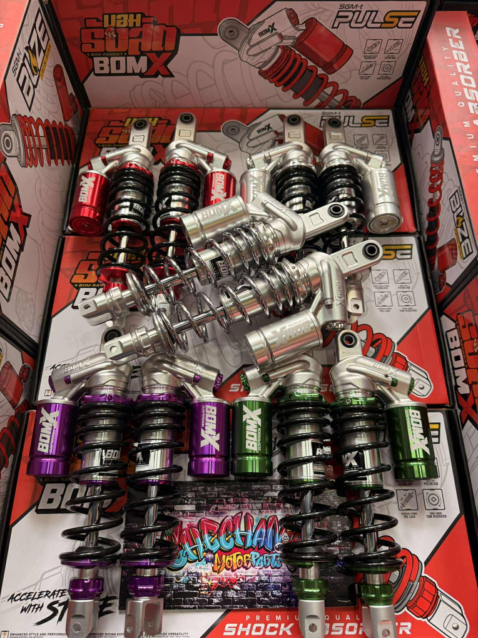 BOM X SUSPENSION 305MM / 335MM AEROX V1/V2 / NMAX V1 / PCX 160 ...