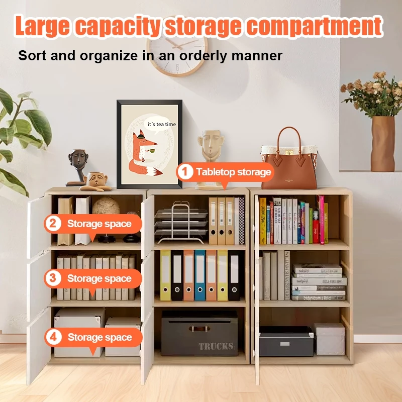 3/4/5/6 layer Locker Bookcase Home Living Room Locker Modern Bedroom ...