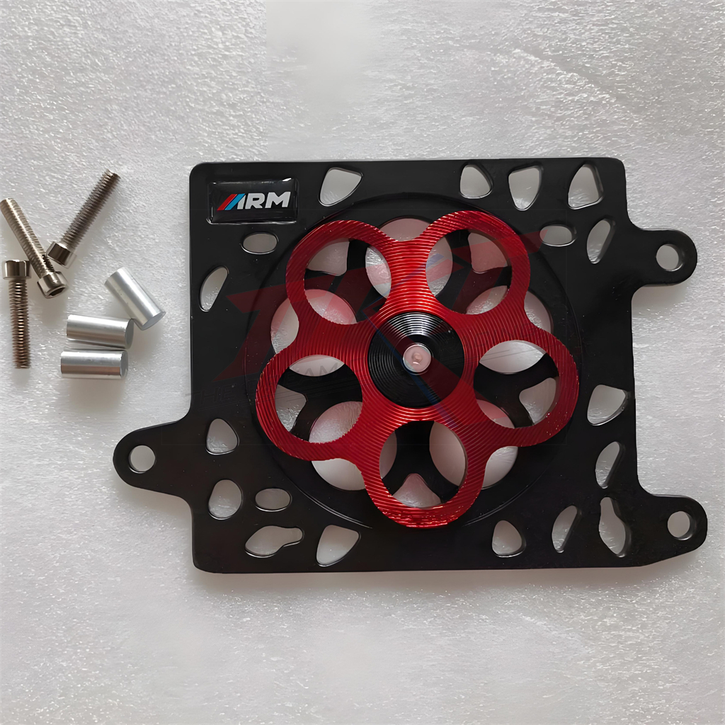 ARM Radiator Cover Windmill Full CNC 2-Color Spinner Design For Honda ...