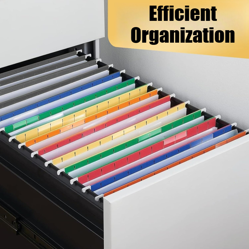 25PCS Hanging File Folders Long Size Paper Organizers Designed for ...