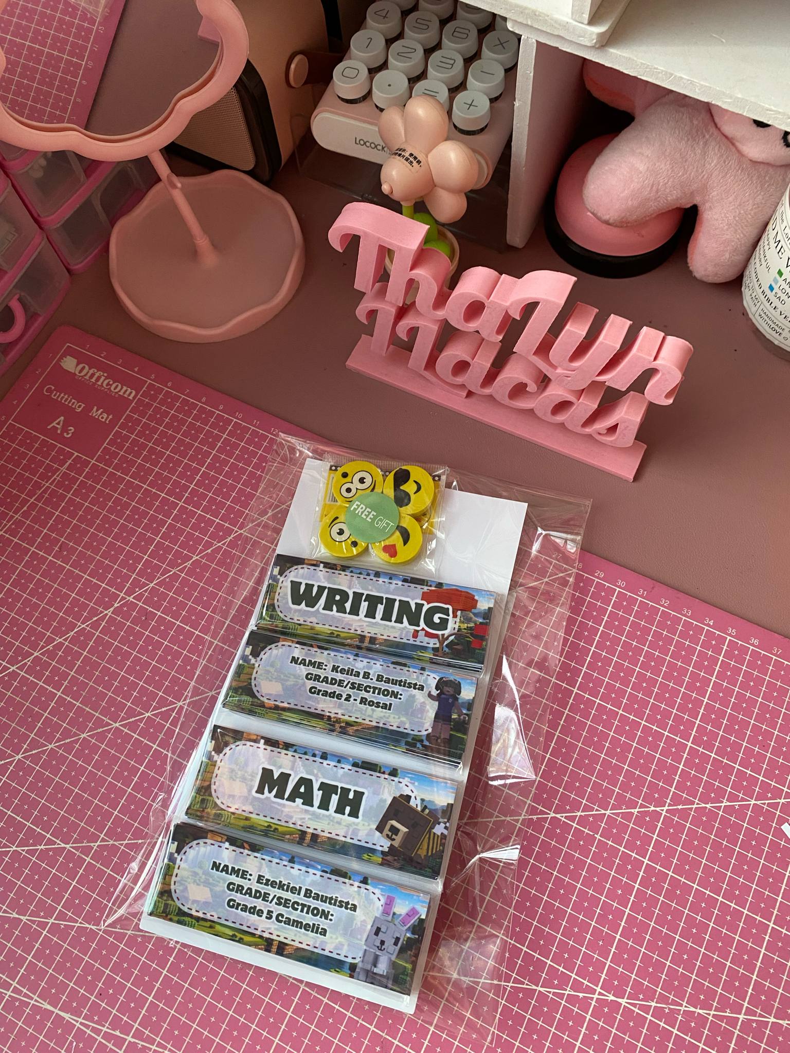 Subject labels name grade and section labels for books box notebooks ...
