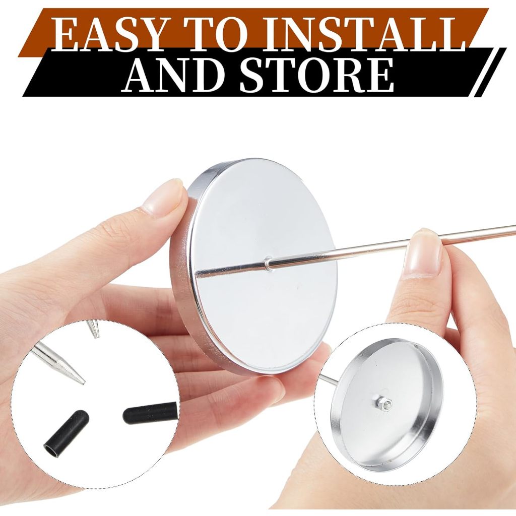 Metal Straight Rod Ticket Fork Bill Memo Receipt Holder Stand ...