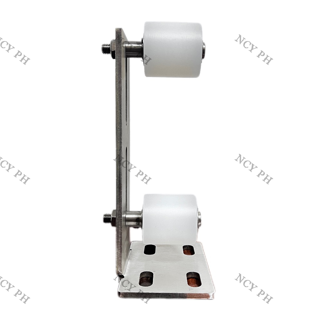 COD stainless Sliding Gate Top Guide Roller set with L bracket | Shopee ...