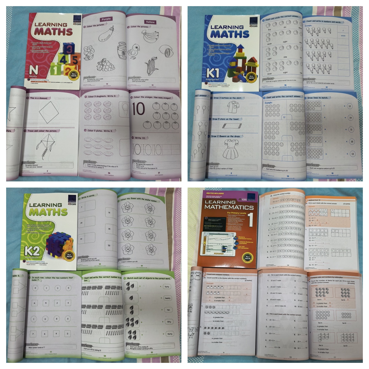 SAP Singapore Learning Mathematics for Grade 1 to 6 & Kindergarten1to2 ...