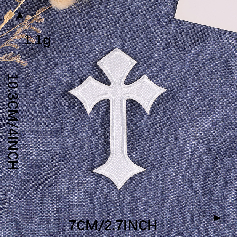 Cross Embroidery clothes patch stickers Iron patches clothes patch DIY ...