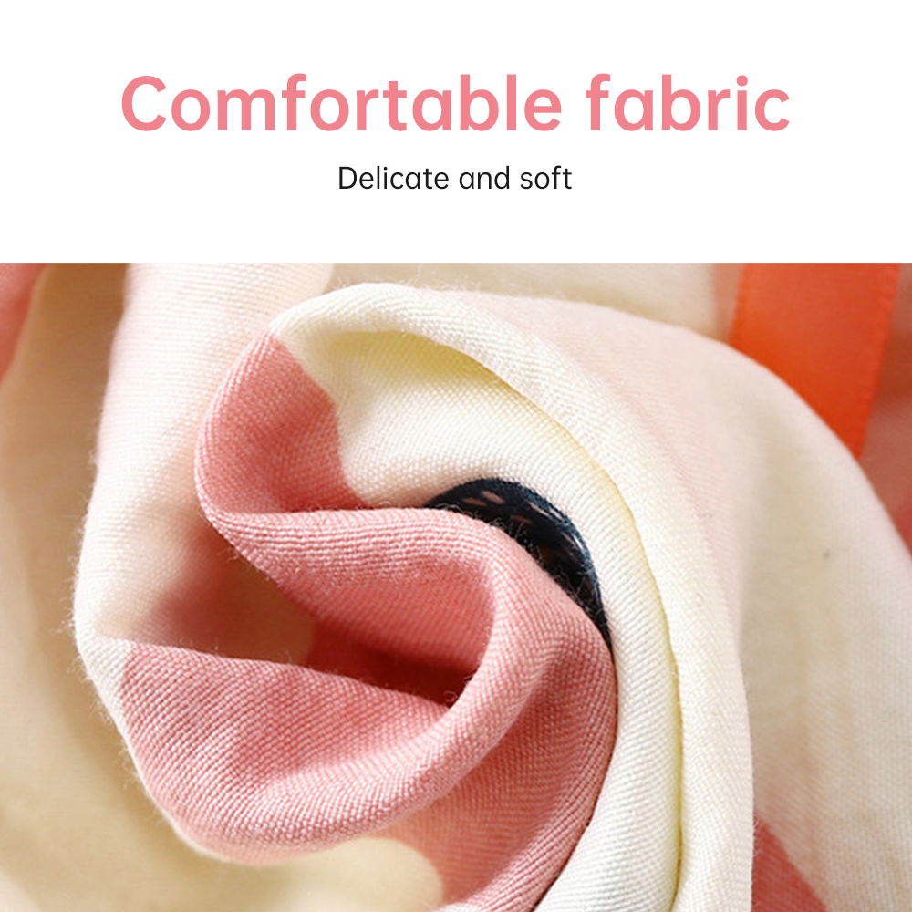 Girls Peach Bow Floral Dress For 1 2 3 4 5 Years Baby Kids Sleeveless