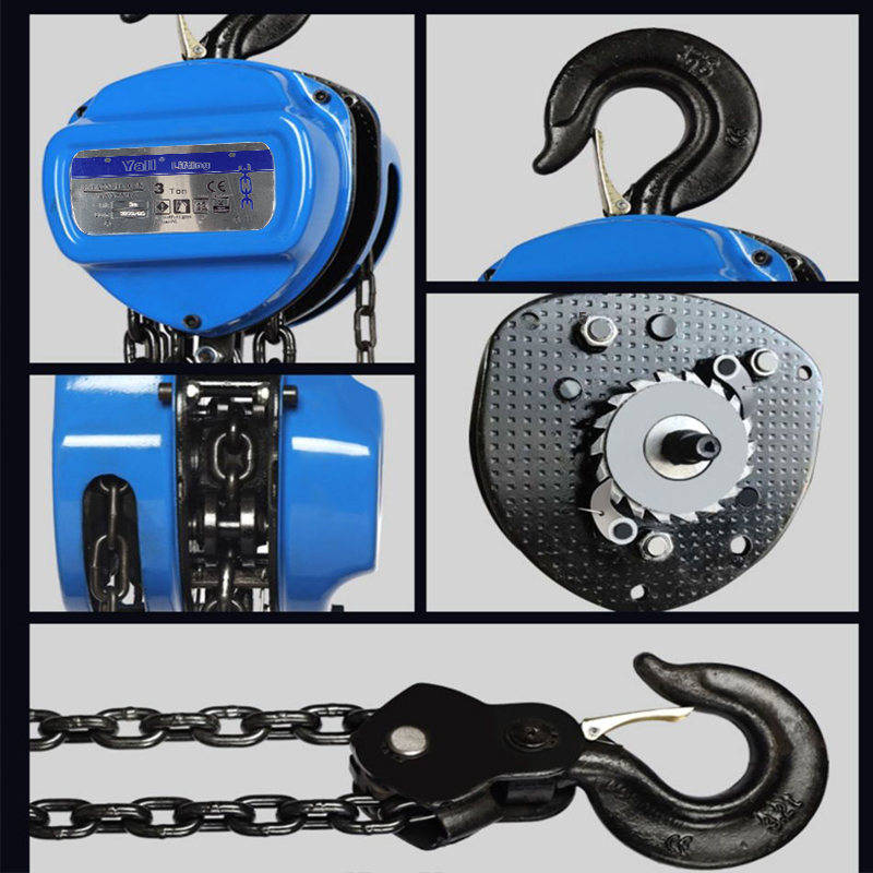 Industrial Grade Chain Block 3Ton 5Ton x 3M 6M 9 M12 Meters) CE/GS ...