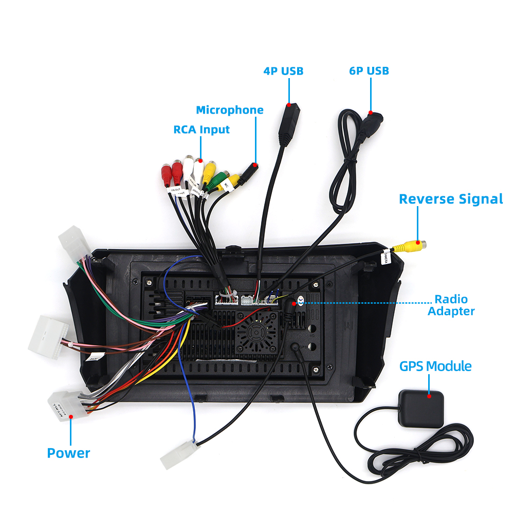 LALAHOO For Toyota Innova 2015-2020 8G+64G Car Android 14 Head Unit 10 ...