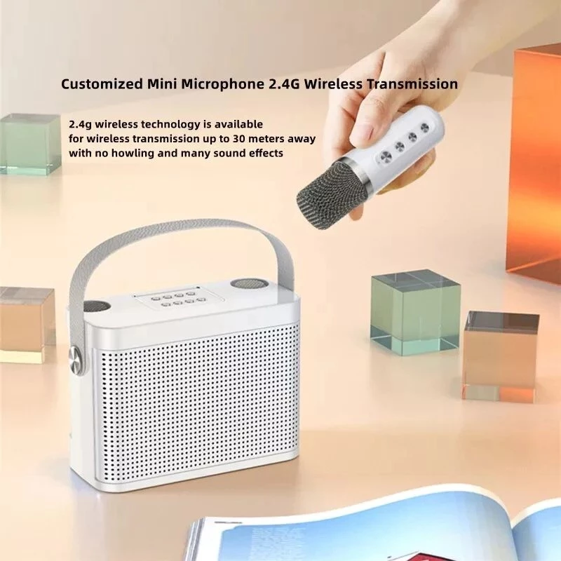 Original Genuine Wireless Bluetooth Dual Microphone Karaoke Speaker 3D ...