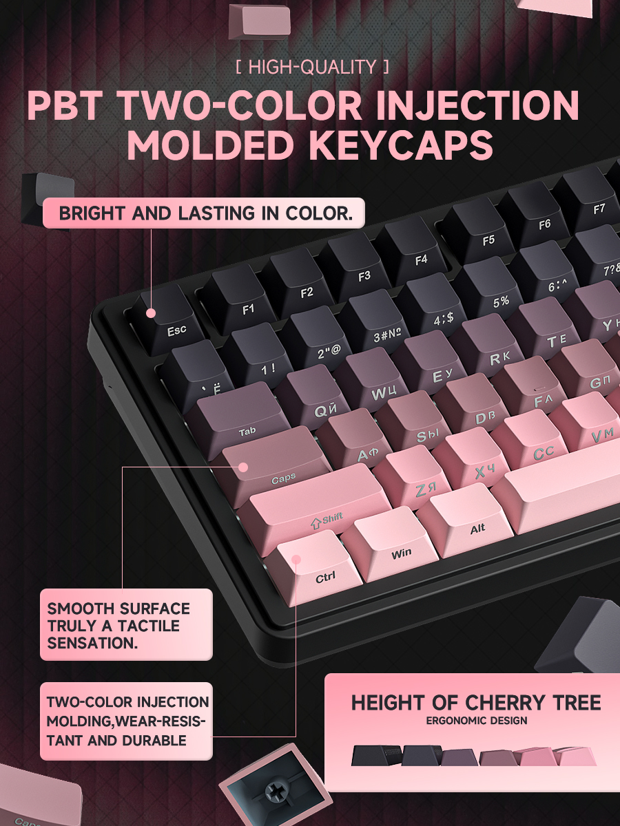 ZIFRIEND RX75 PRO Mechanical Keyboard Gasket Structure Tri-mode ...