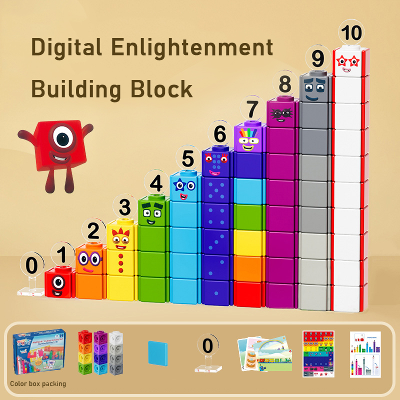 Cubes Numberblocks 1–10 Activity Set Digital Enlightenment Building ...