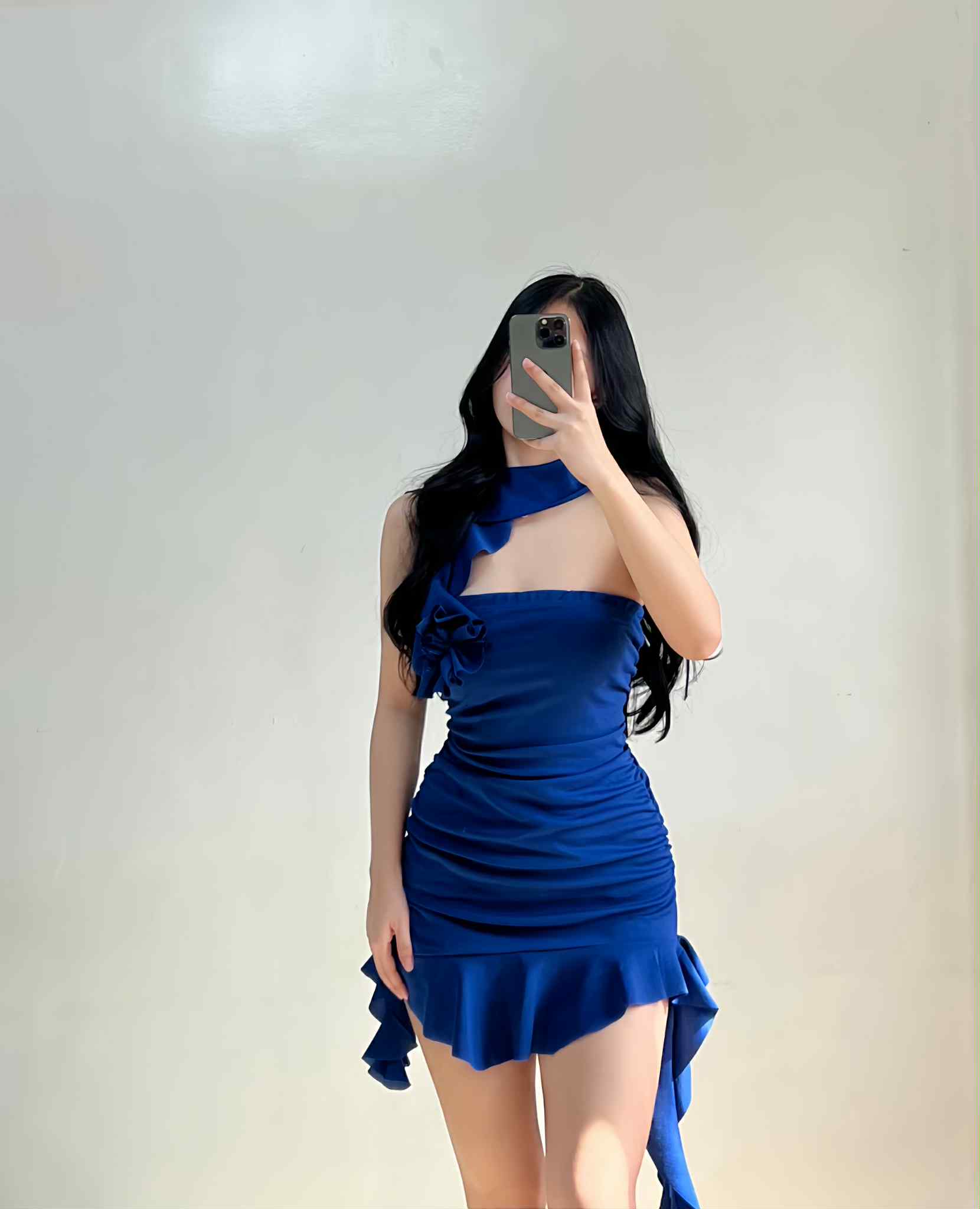 Dress for Woman Korean Sexy Mini Ruffles Designs for Casual and Formal ...