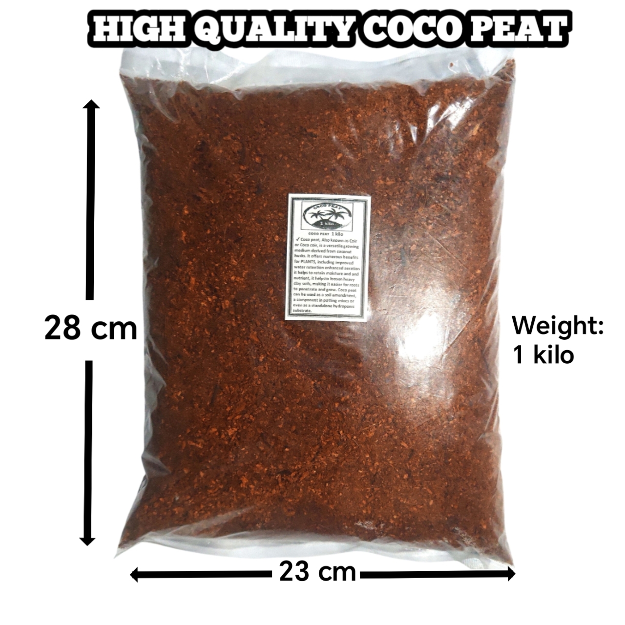 1kilos Coco peat Raw 1 pouch | Shopee Philippines