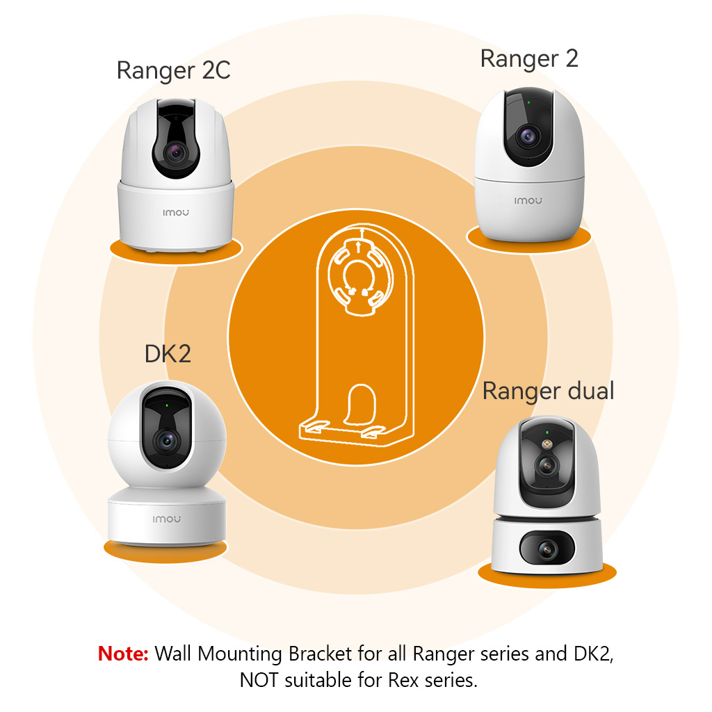 IMOU PFB-S2X Wall Mounting Bracket for Indoor Camera Ranger Series ...