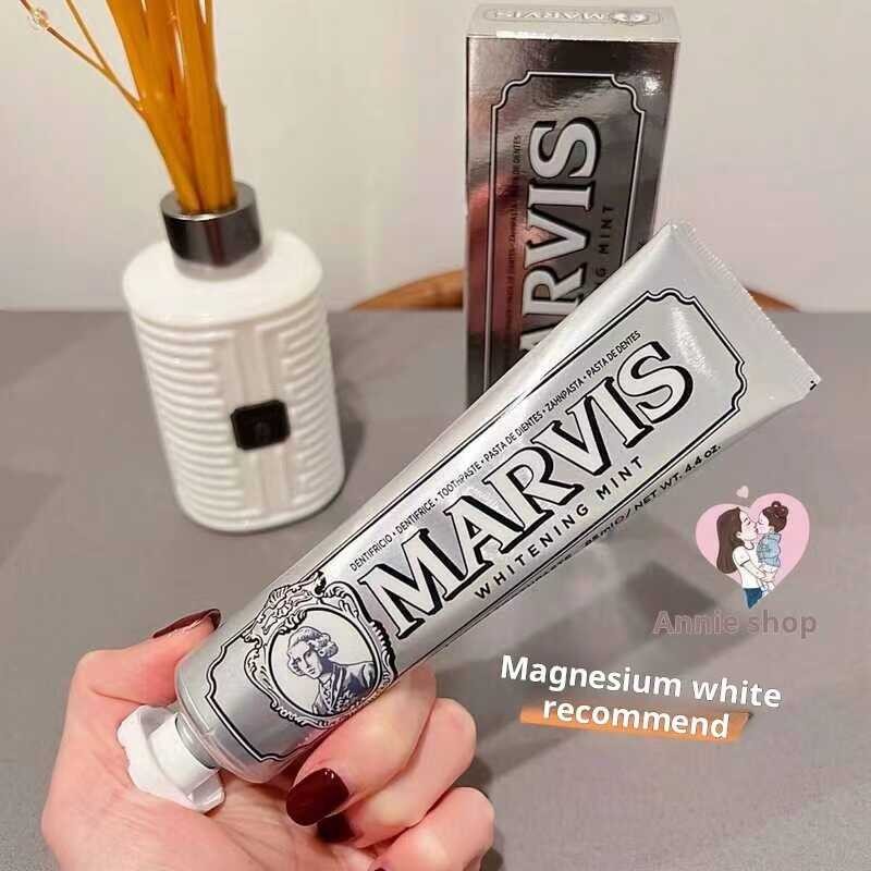 Marvis Mint toothpaste Freshen breath Whiten teeth Remove stones Remove ...