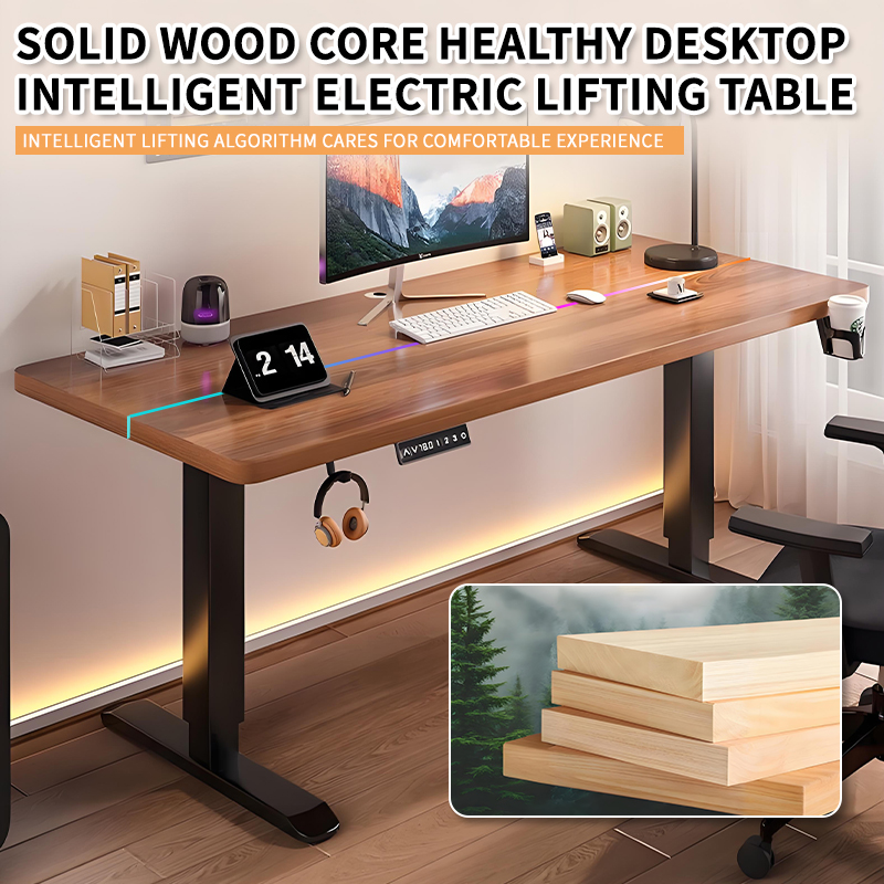 Adjustable height mobile laptop desk, creating a spacious workspace ...