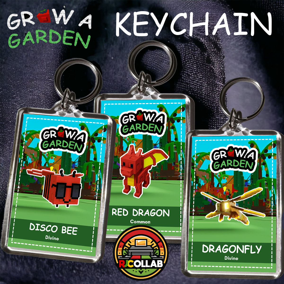 Grow A Garden Pets Acrylic Keychain (2x3 inches) | Shopee Philippines