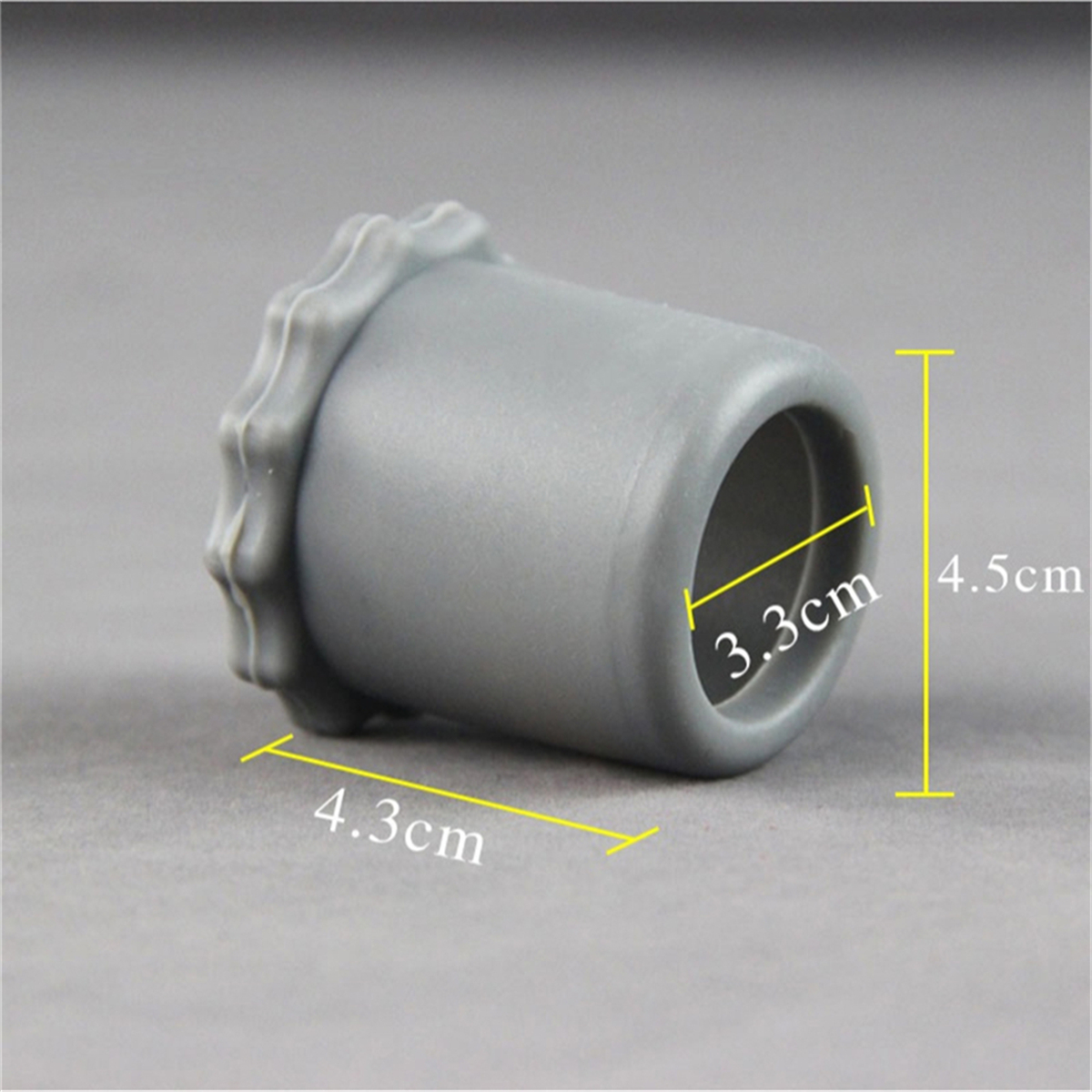 Universal Rubber Microphone Anti Roll Sleeve Mic Windscreen Foam Bottom ...