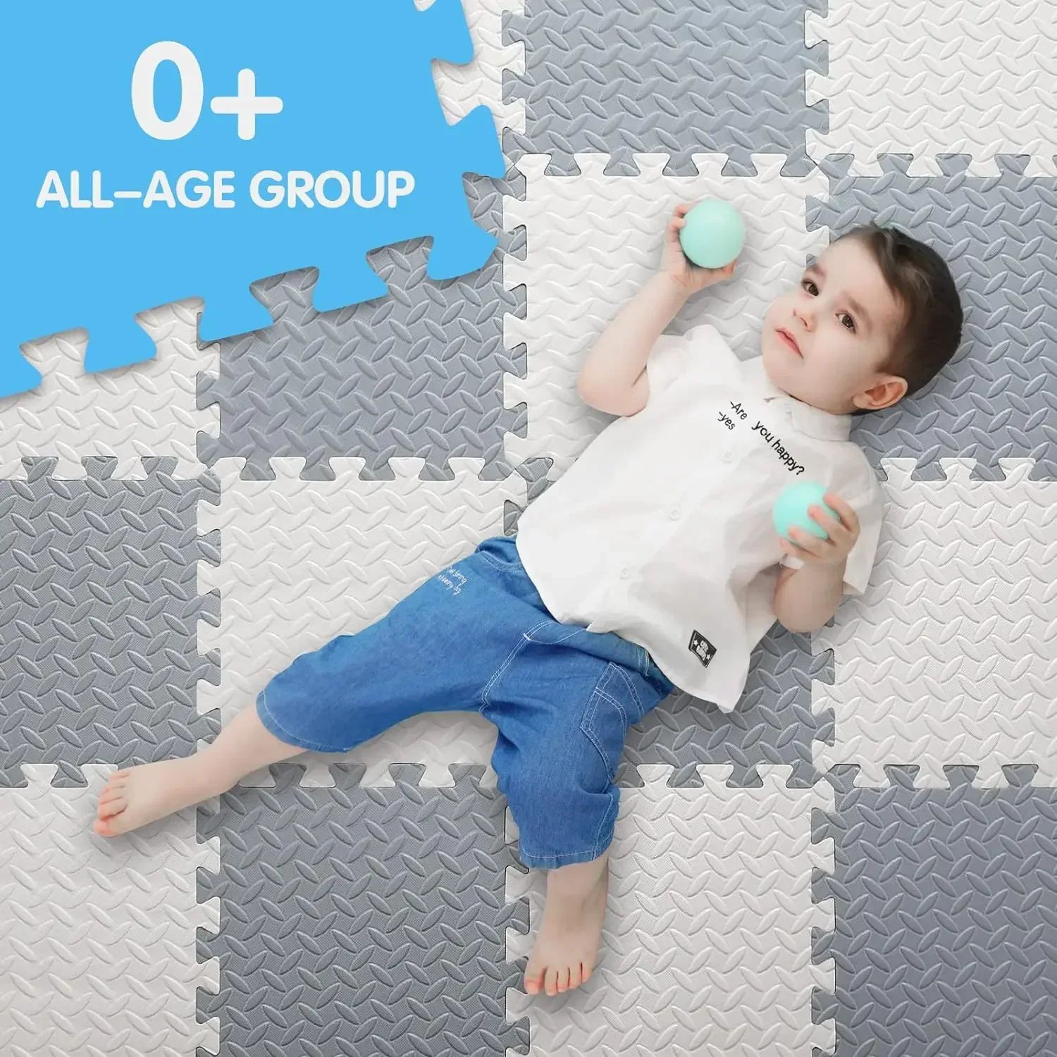 Big Size 60cm X 60cm Puzzle Mats Kids Cold Proof Foam Floor Mat Bedroom ...