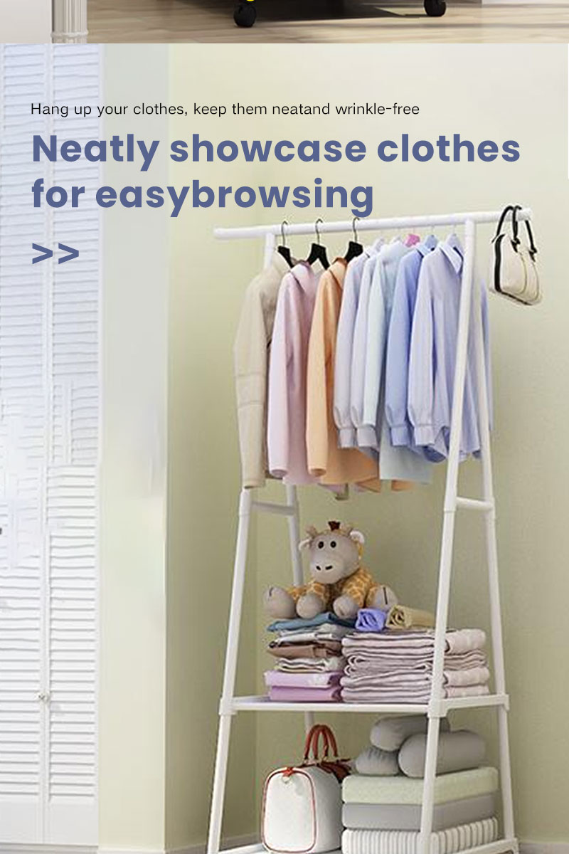 ⚡COD⚡Ready Stock Triangle Coat Rack Bedroom Multi-function Clothes ...