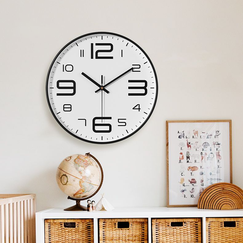 12 inches Wall clock Simple silent wall clock home living room decorate ...