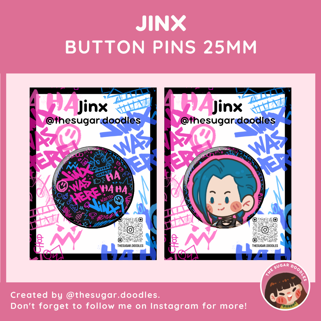 Jinx Matchy Button Pin 25mm | Shopee Philippines