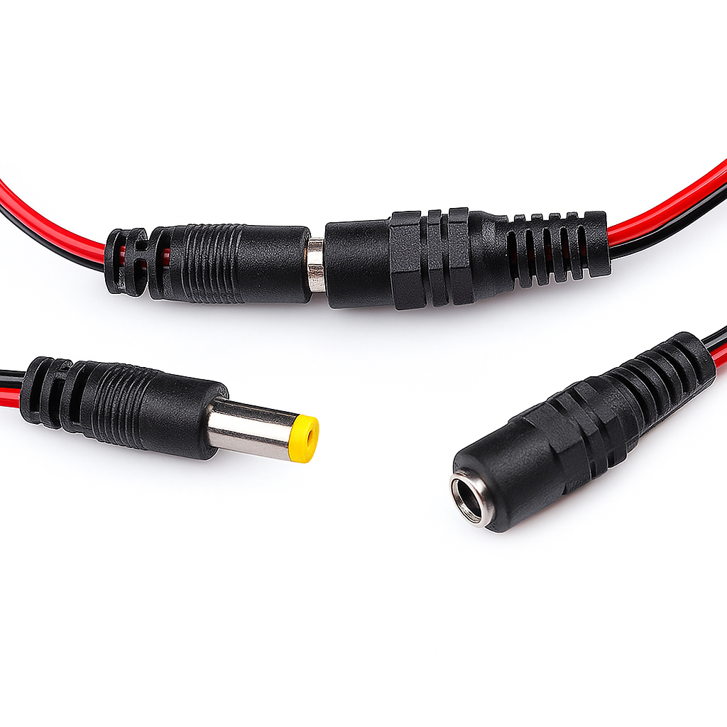 DC Connector Cable Power Supply Adapter Plug Male Jack 2.1x5.5mm for ...