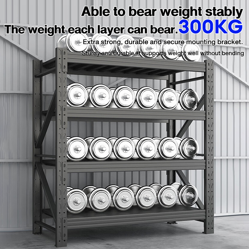 Rust-proof Heavy-duty Metal Rack Thickened Adjustable Storage Rack ...