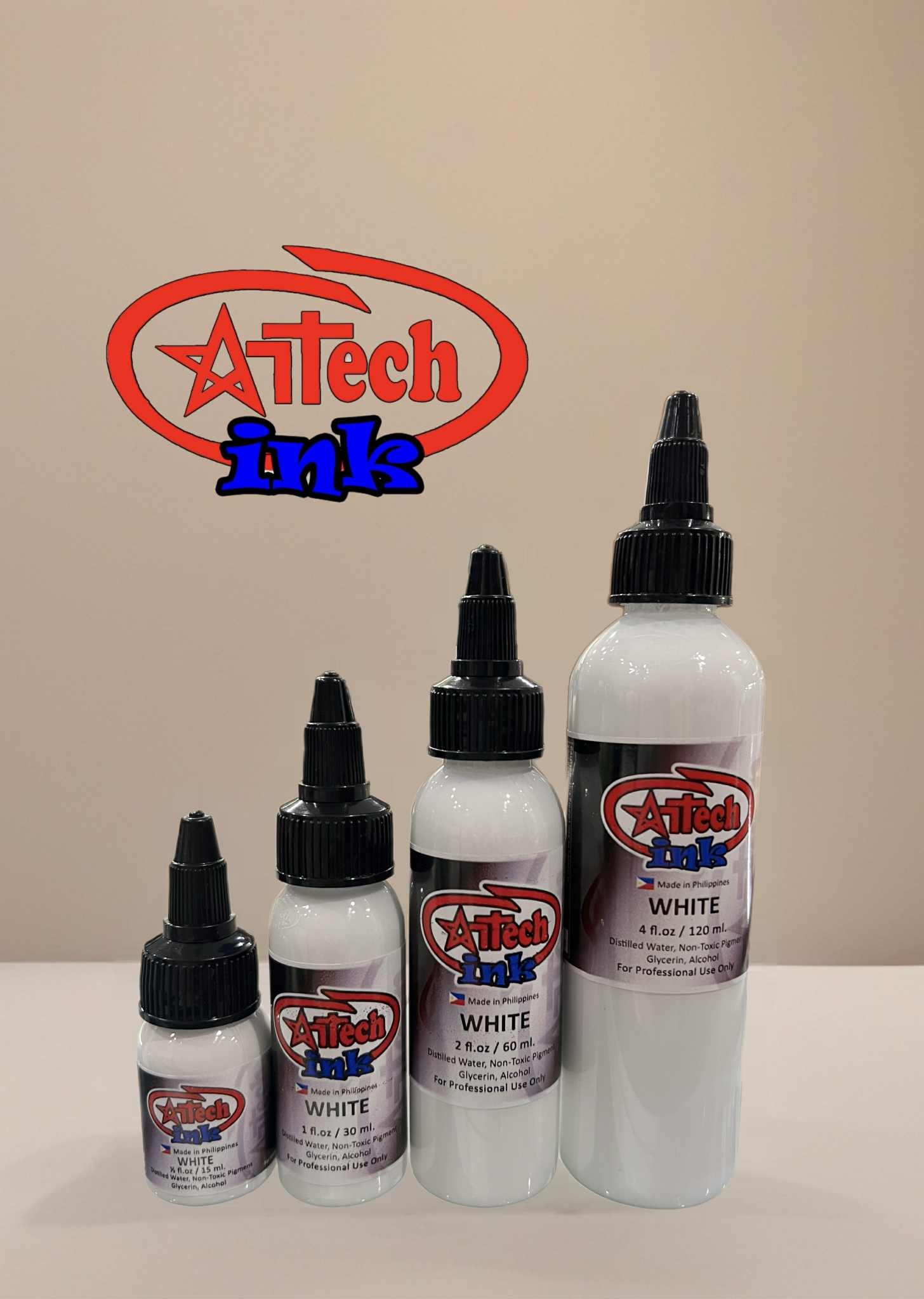 Artech Ink Color White (½ oz, 1 oz, 2 oz, 4 oz) | Shopee Philippines