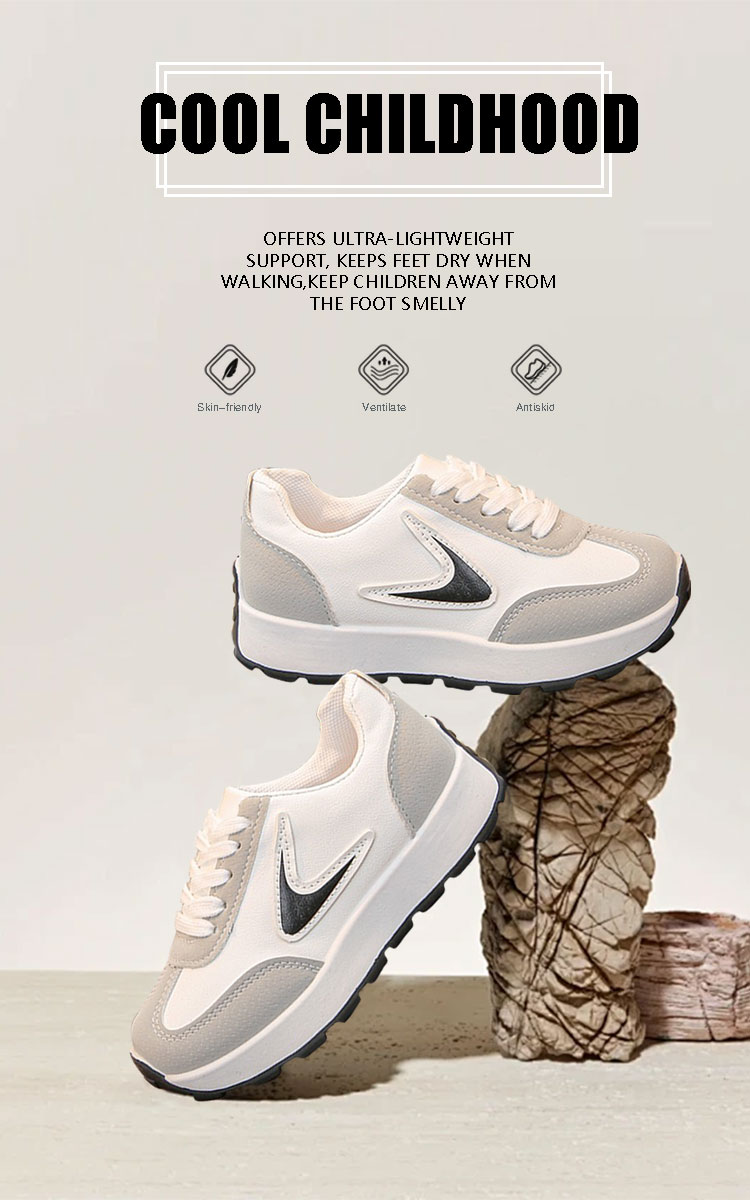 FOYO Rubber Shoes For Kids Girls Casual Sports Shoes Fashion Outdoor ...