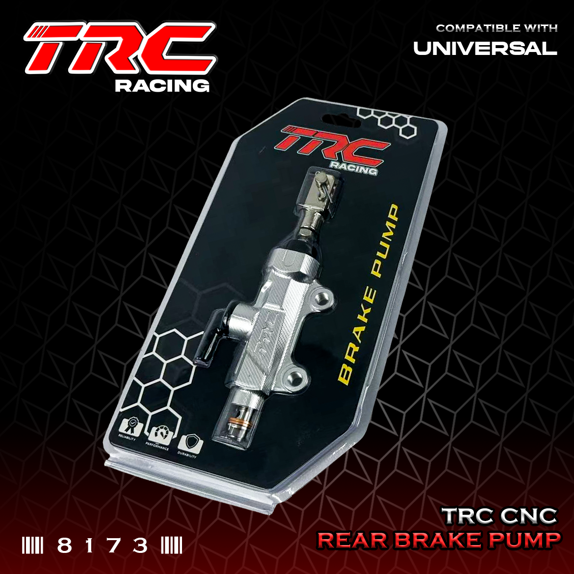 TRC RACING CNC REAR BRAKE PUMP UNIVERSAL 8173 | Shopee Philippines
