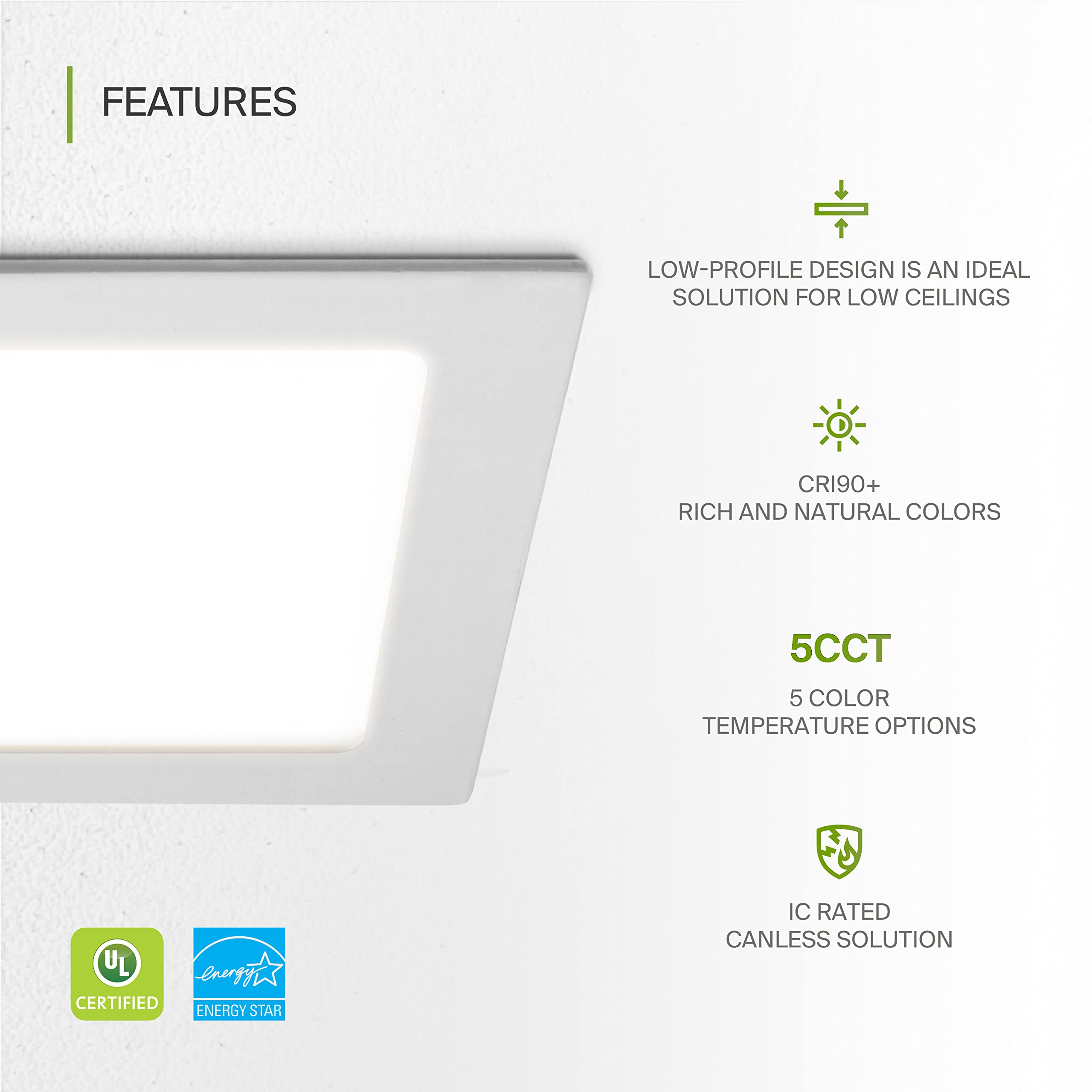 LED Pin light Ceiling Downight Recessed Round and Square Down light ...