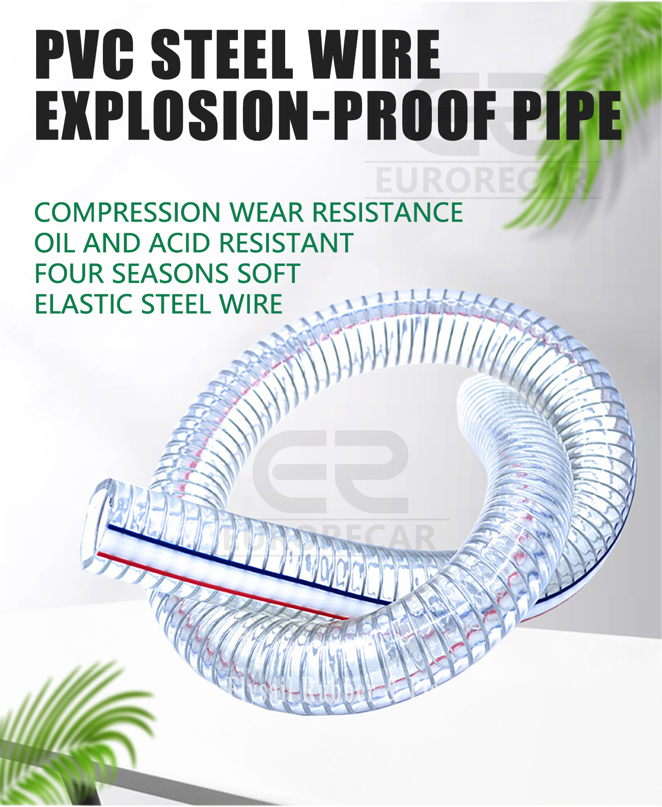High Pressure Explosion-Proof WaterTube PVC Steel Wire Flexible Anti ...