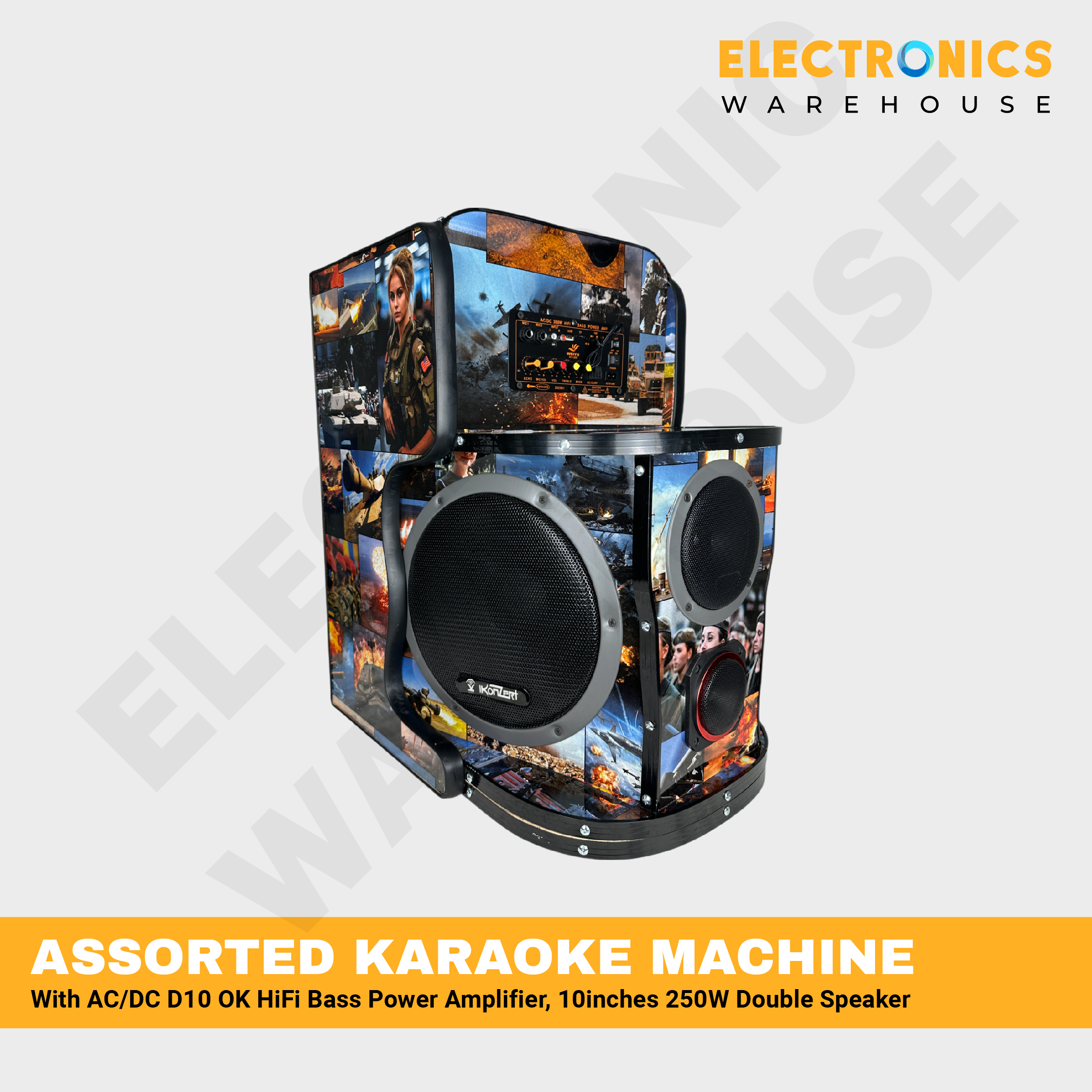 Assembled Karaoke/Videoke Machine with D10 OK HiFi Bass Power Amplifier ...