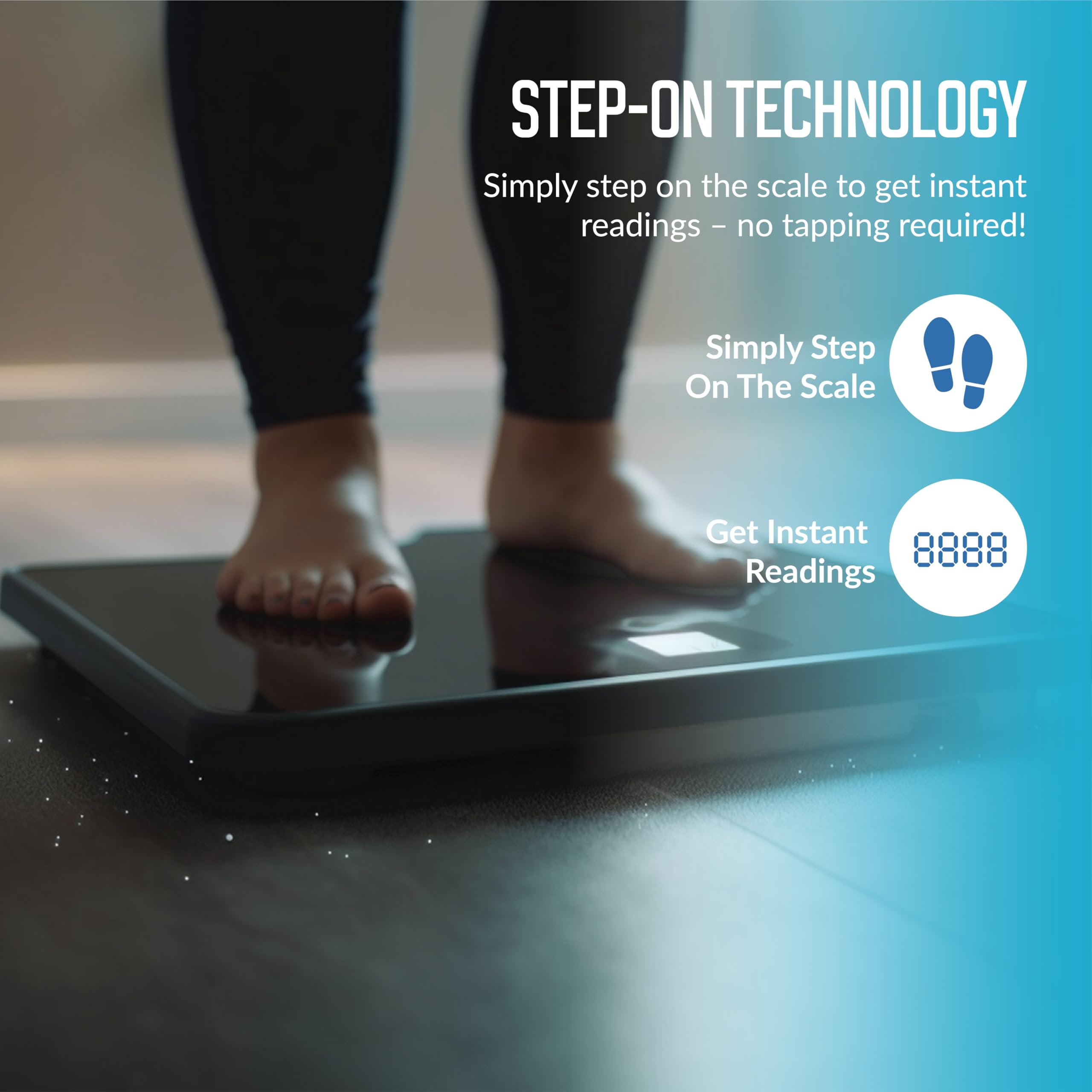 OOKAS Electronic Weighing Scale For Human 12in1 Smart Digital Scale ...