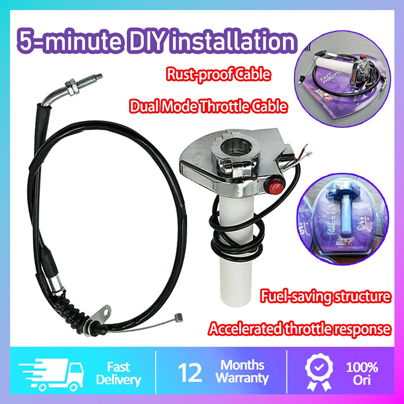 【COD】Racing Quick Throttle Kit Universal with Cable Carb for Yamaha ...