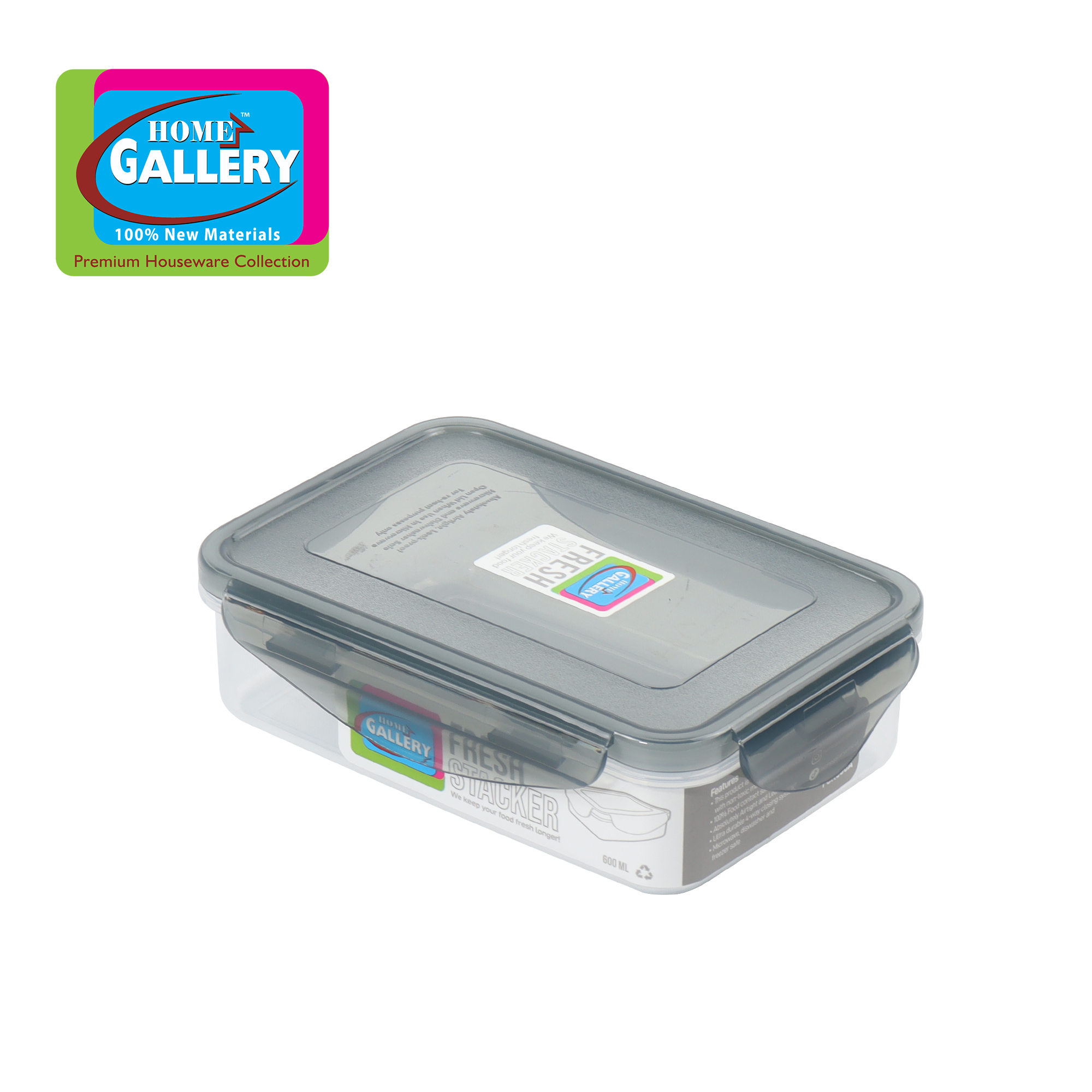 Home Gallery Fresh Stacker Rectangular Food Keeper 600ml BPAFree ...