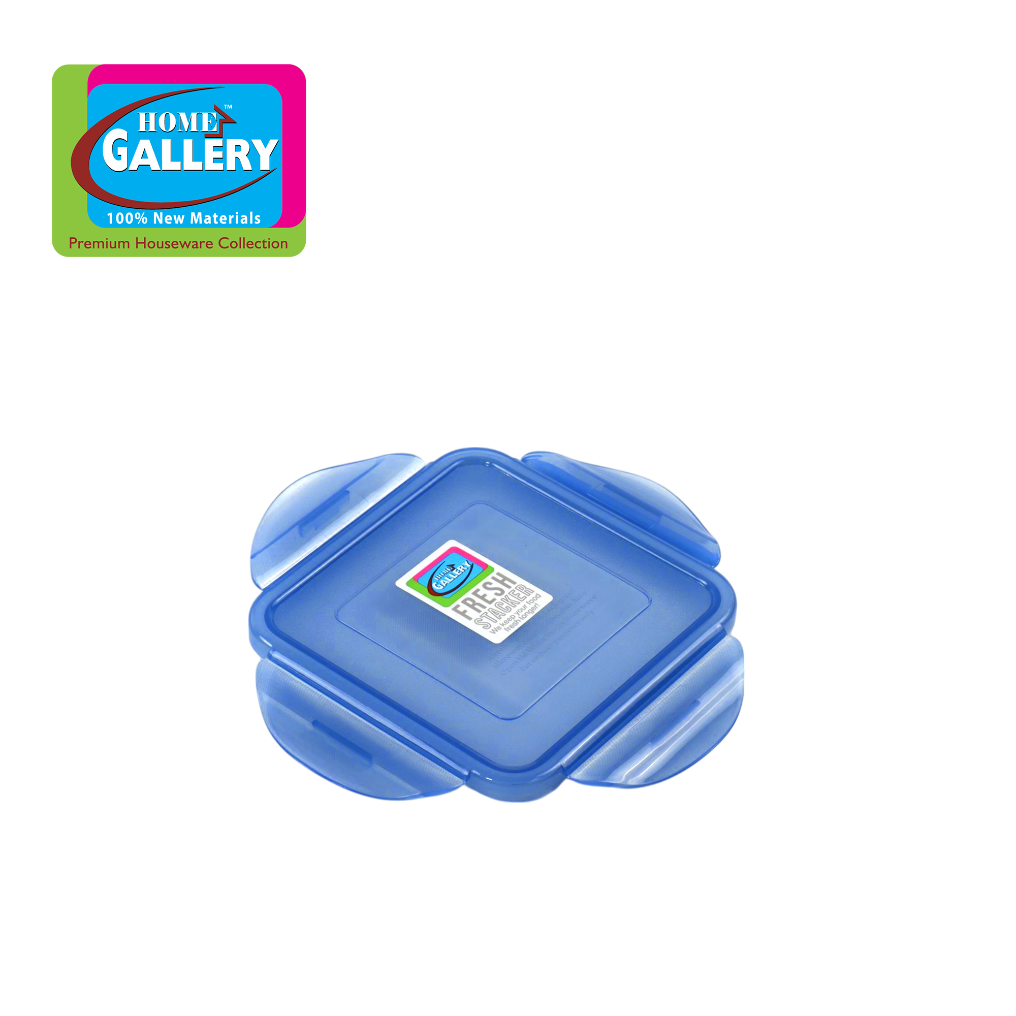 Home Gallery Fresh Stacker Square Food Keeper 600ml BPA Free Airtight ...