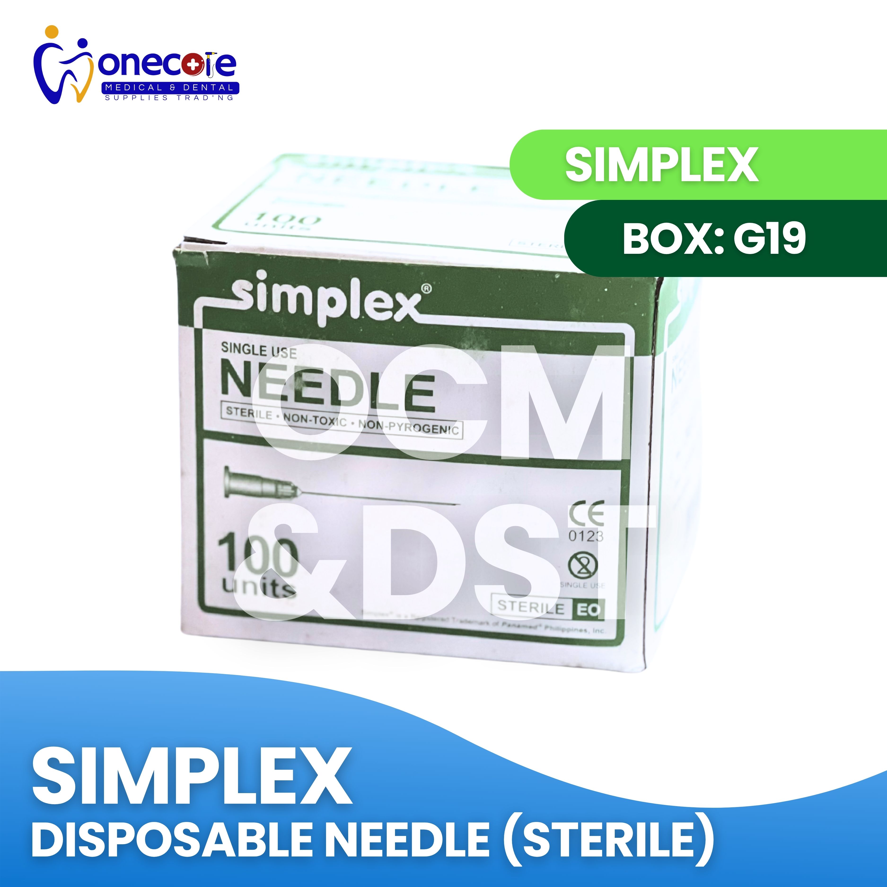 Simplex Disposable Needle (Sold Per Box) | Shopee Philippines